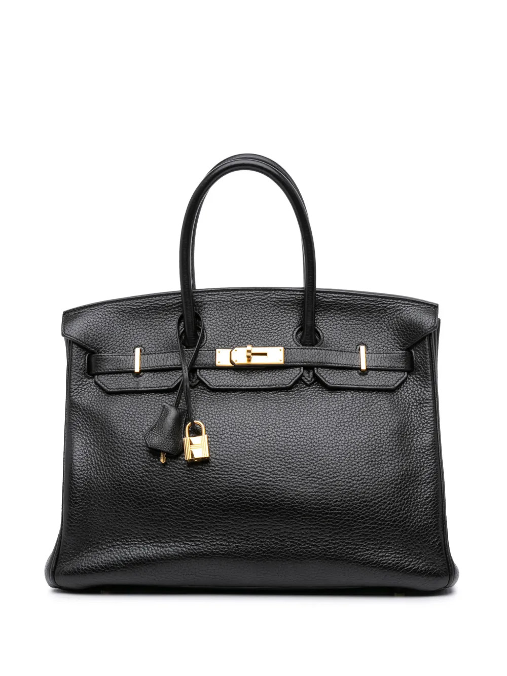 Hermès Pre-Owned 2011 Togo Birkin Retourne 35 Handbag | Black | FARFETCH UK | Farfetch Global
