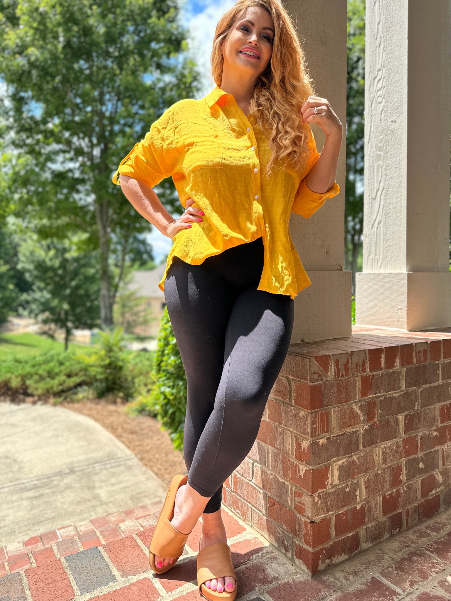 I am loving my linen shirts lately. So breathable and comfortable  

#LTKworkwear #LTKcurves #LTKFind