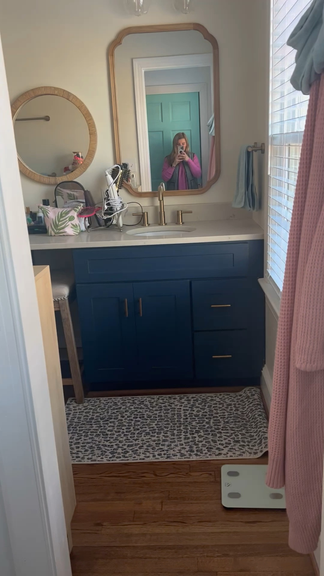 Our mirrors are from Amazon and the circular one from home goods! We are loving the natural wood look! #mirror #homedecor #remodel #homeremodel

#LTKstyletip #LTKfamily #LTKhome