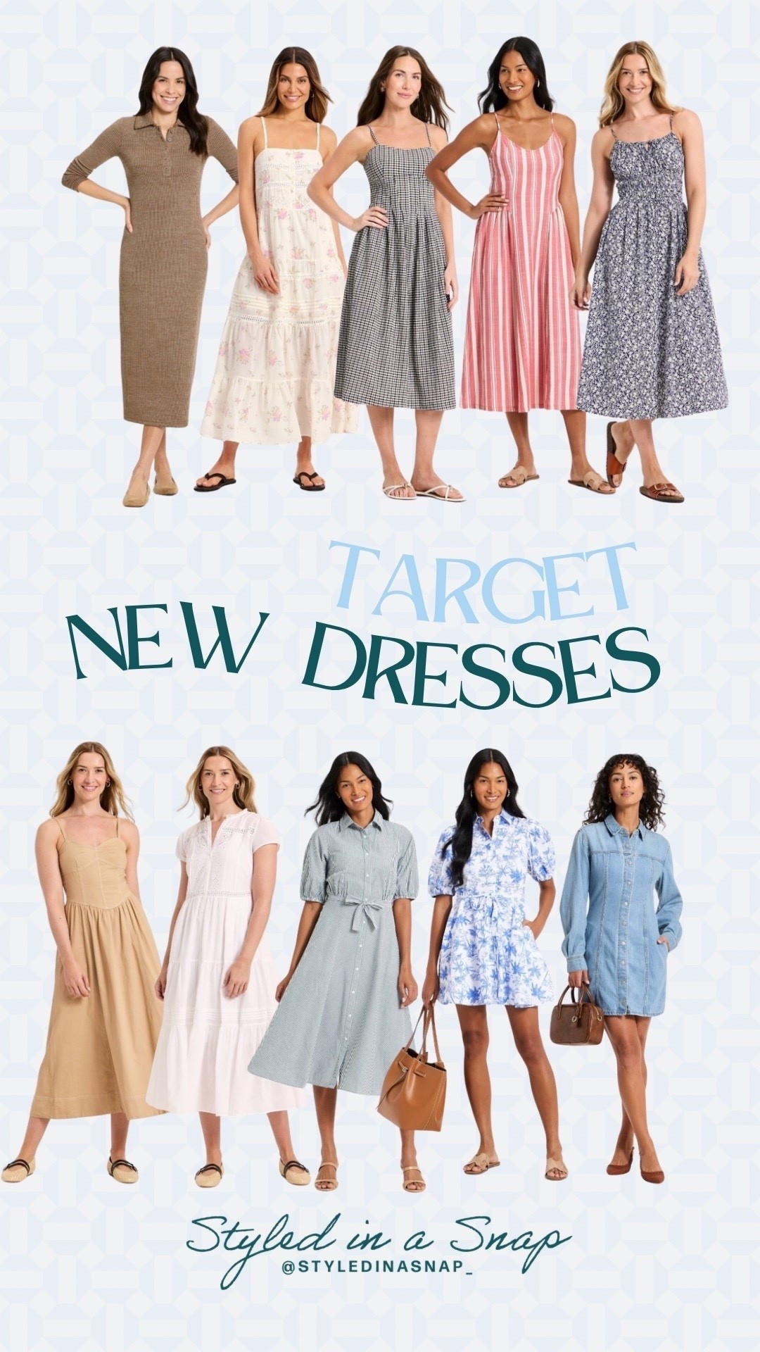 Tens of super cute new dresses at target and they’re all currently on sale! ￼

#LTKSeasonal #LTKSaleAlert #LTKOver40