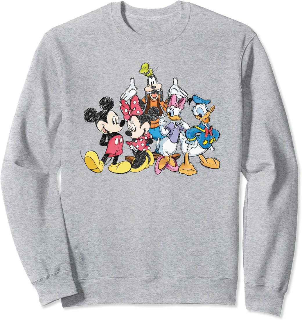 Disney Mickey Mouse and Friends Sweatshirt | Amazon (US)