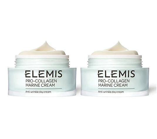 ELEMIS Pro-Collagen Marine Cream 1.0-oz Duo Auto-Delivery | QVC