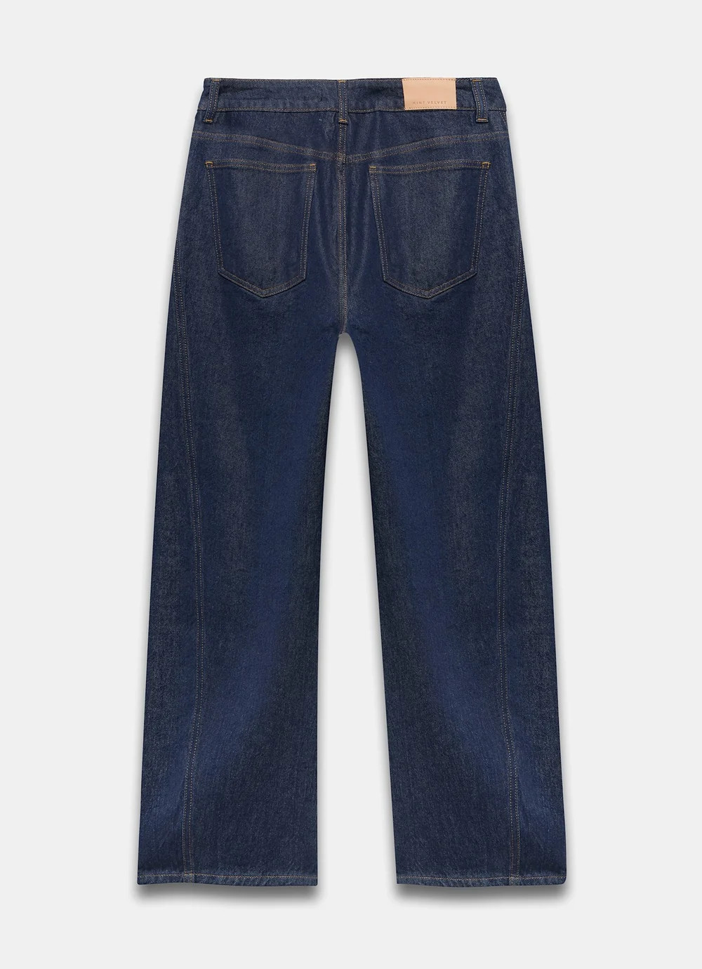 Dark Indigo Barrel Leg Jeans | Mint Velvet - ROW