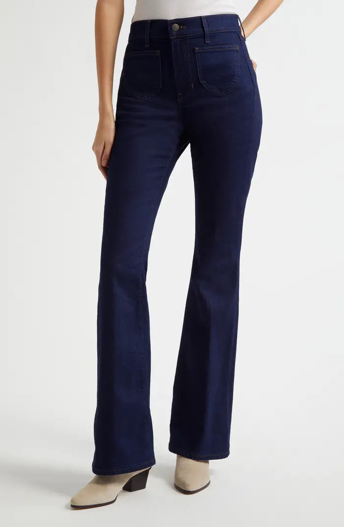 Veronica Beard Beverly High Waist Skinny Flare Leg Jeans | Nordstromrack | Nordstrom Rack