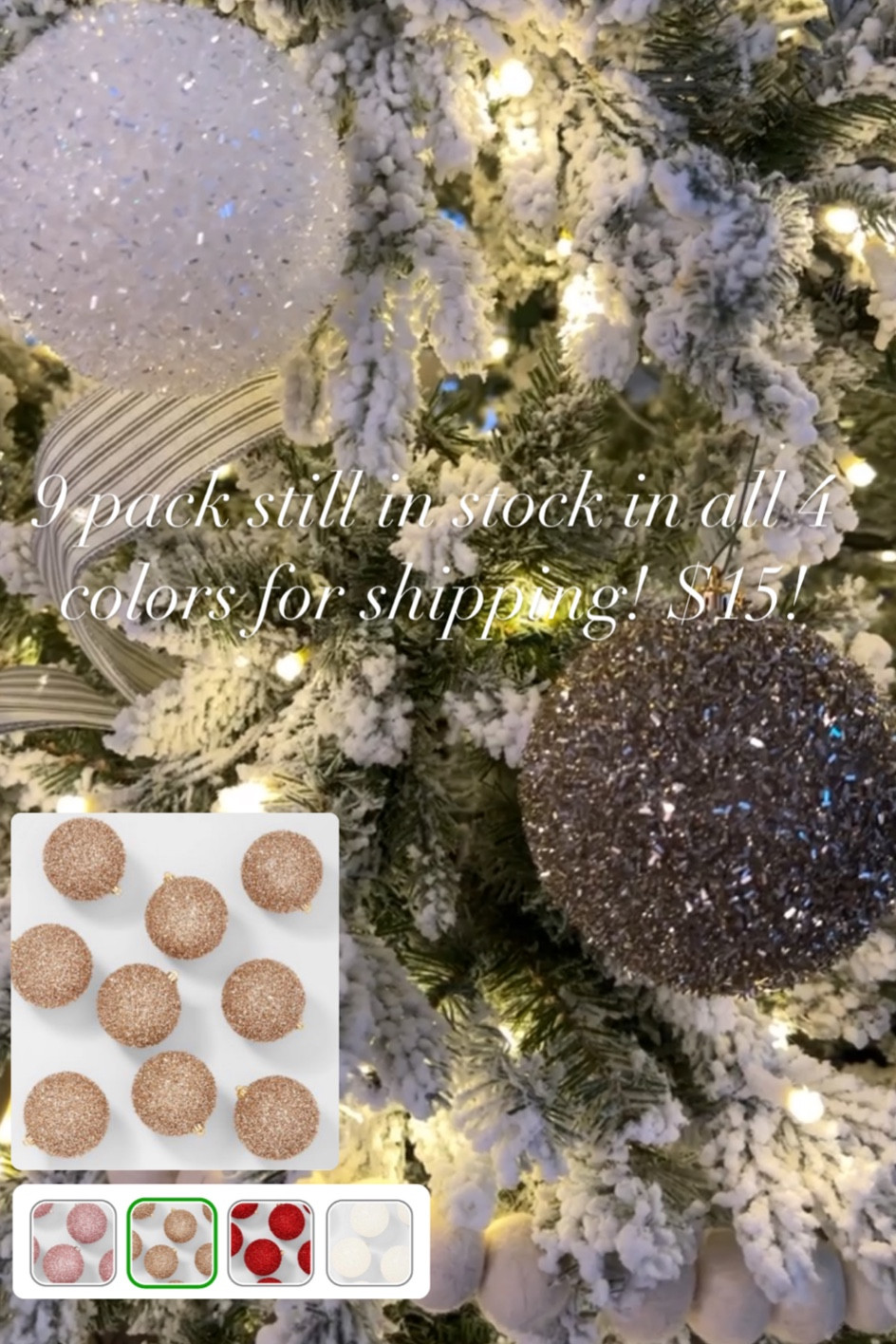 Glitter ornaments, Christmas ornaments, Christmas tree, Christmas decor 

#LTKSeasonal #LTKhome #LTKHoliday