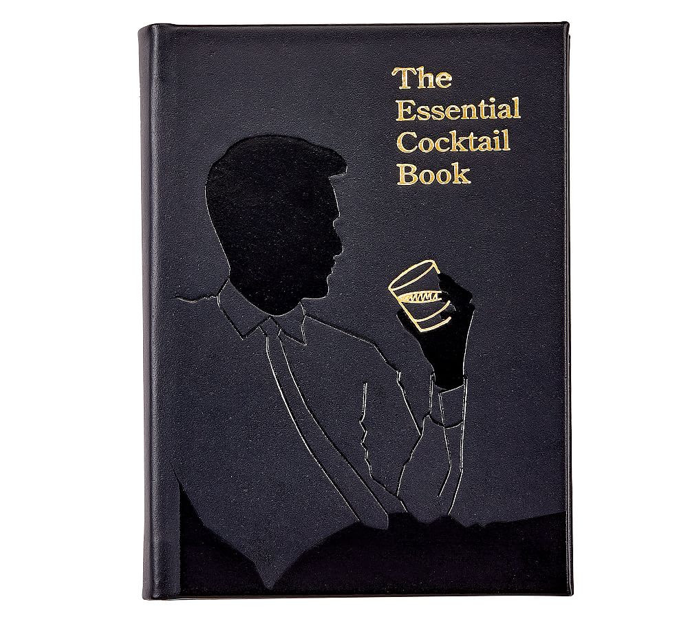 Essential Cocktail Leather-Bound Book | Pottery Barn (US)
