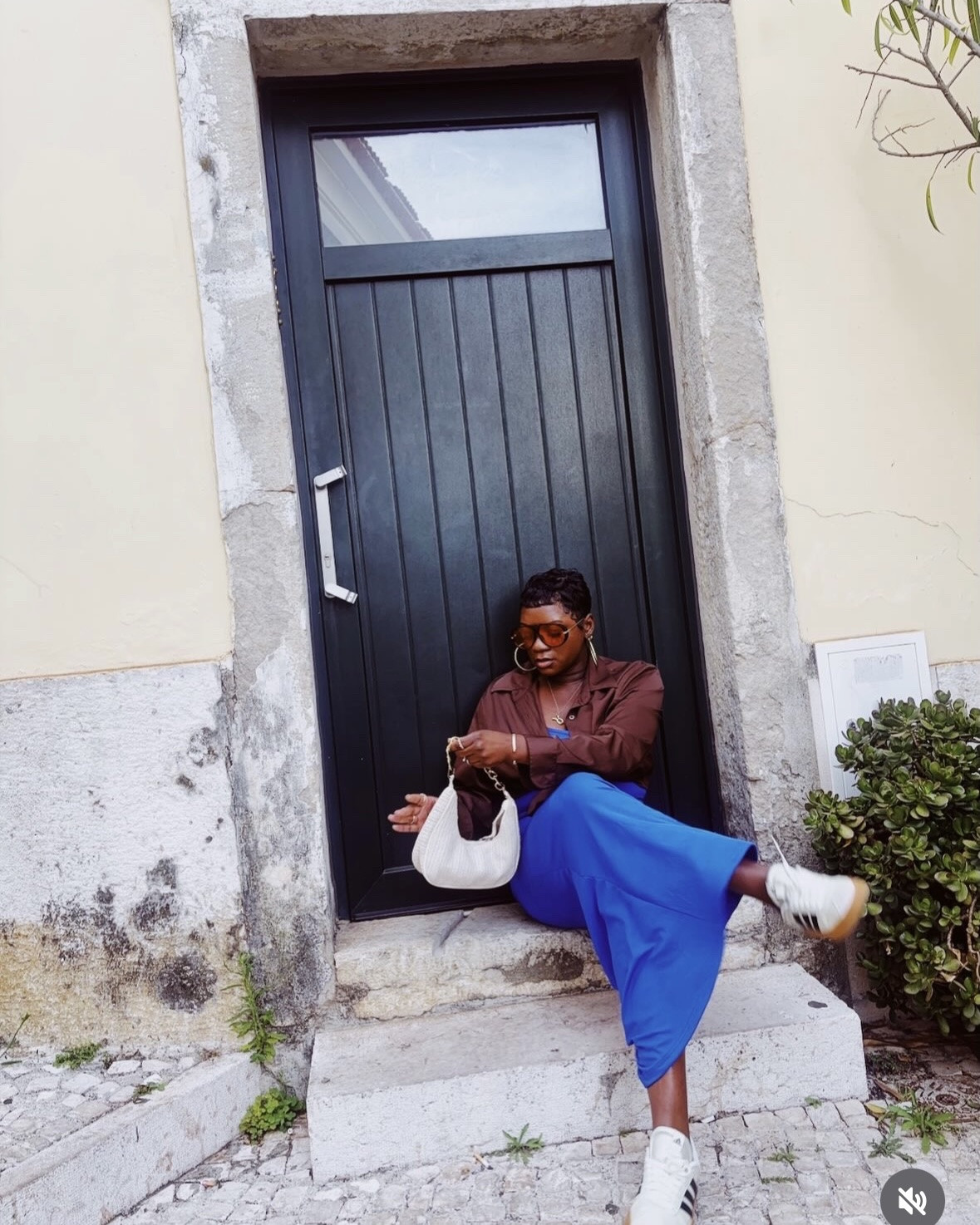 OOTD in Lisbon styled I wore this Amazon blue dress and a thrifted button up type for when the evenings  get chilly along with my sambas! Lisbon is walking city full of cobble stone so I kept that in mind when packing my outfits

#LTKdayinmylife #LTKgrwm #LTKTravel