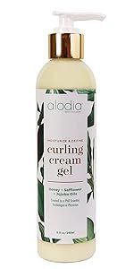 Alodia Moisturize & Define Curling Cream Gel with Safflower and Jojoba Oil for Wavy, Curly, and Coil | Amazon (US)