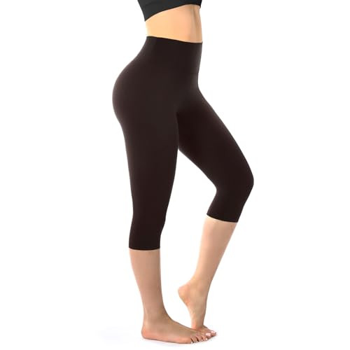 Amazon.com: Walifrey Capri Leggings for Women, Buttery Soft High Waisted Leggings for Gym Yoga Wo... | Amazon (US)