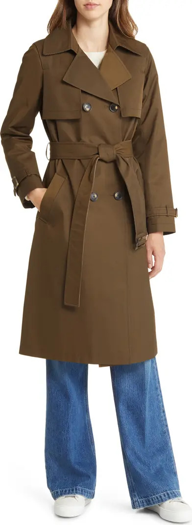 Water Resistant Double Breasted Trench Coat | Nordstrom