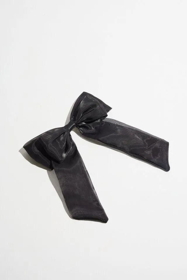 Oversized Organza Bow Hair Clip | Dynamite Clothing