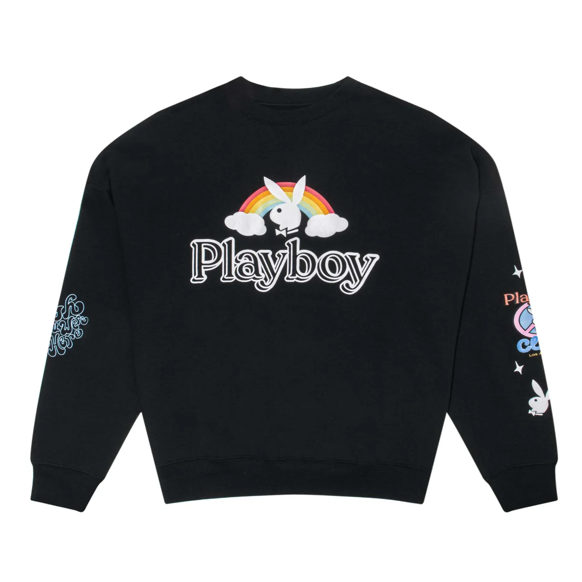 Playboy Women's Smile Club Oversized Crewneck Sweatshirt | Playboy