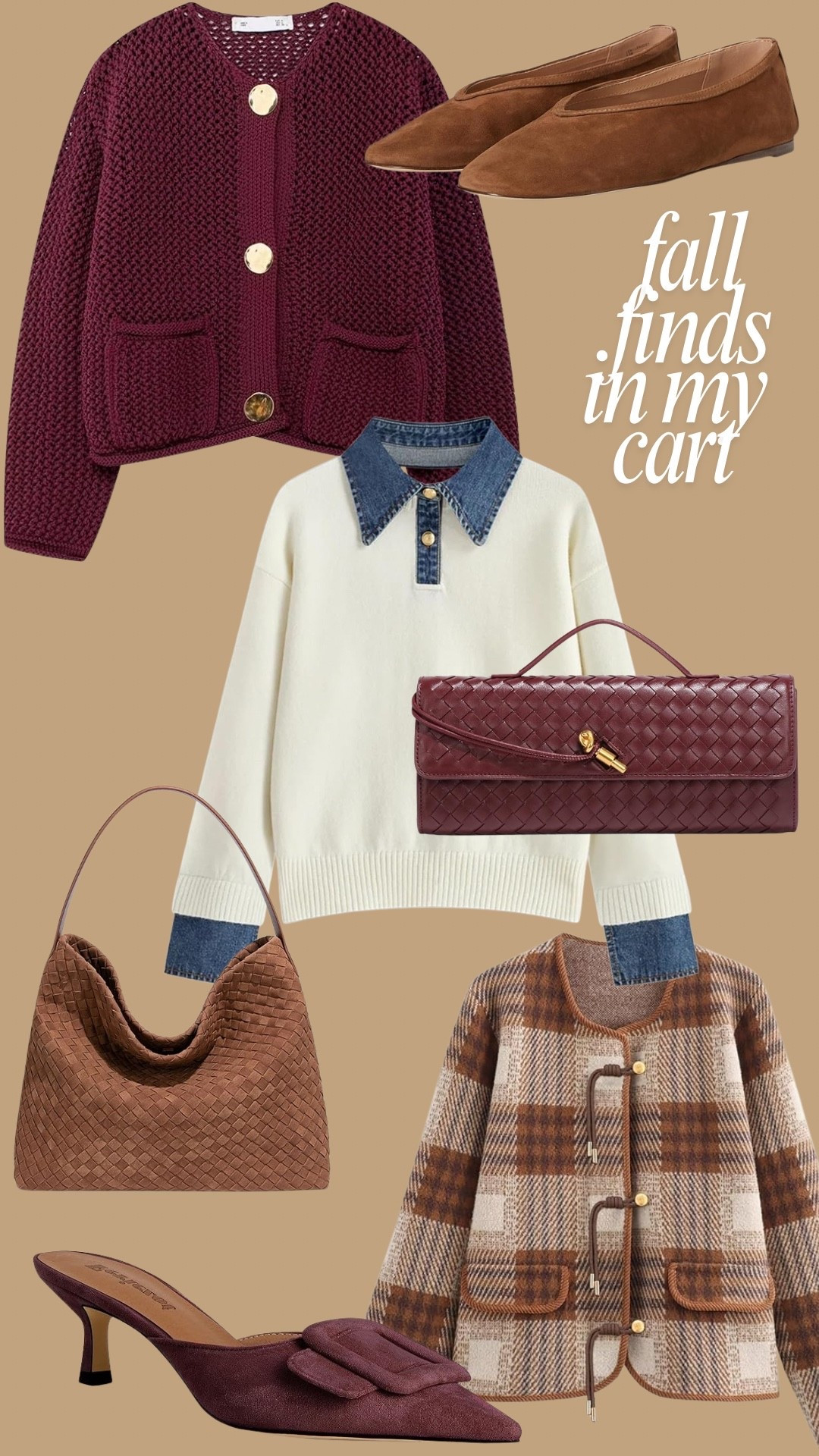 Fall finds ice recently purchased or are currently in my cart

Woven purse / suede / ballet flats / kitten heel / jacket / sweater / denim / oversized / cardigan / Amazon find 

#LTKFindsUnder50 #LTKSeasonal #LTKFallSale