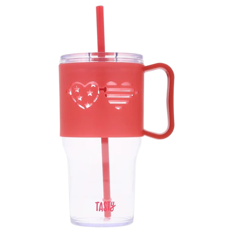 Patriotic 40oz Red Sunglasses Tumbler, by Tasty | Walmart (US)