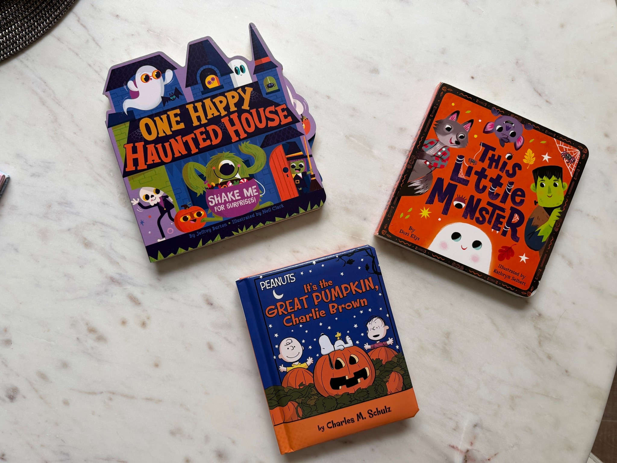 Board books for toddlers and young readers for the Halloween bookshelf 