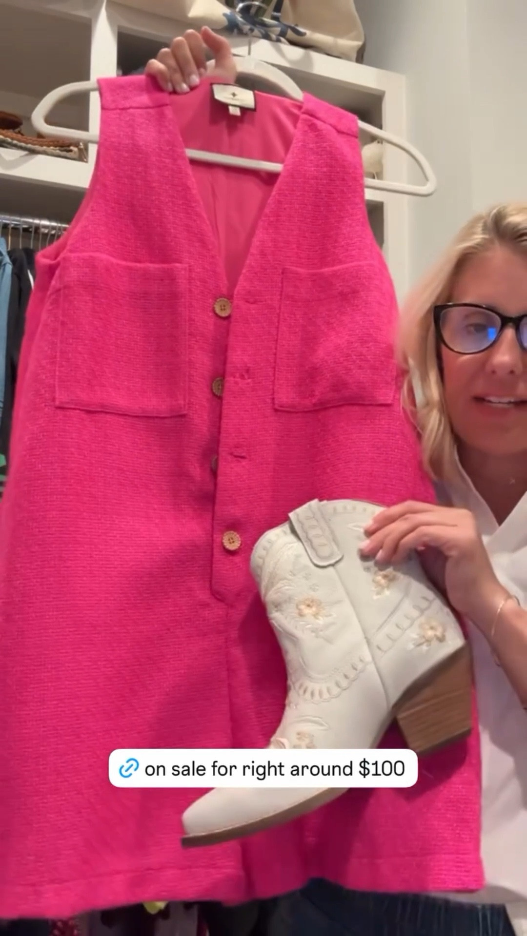 Y’all went crazy over the green version of this from my vacation. Grab it now in pink and on SALE! I wear a small in the romper. 

#LTKSaleAlert