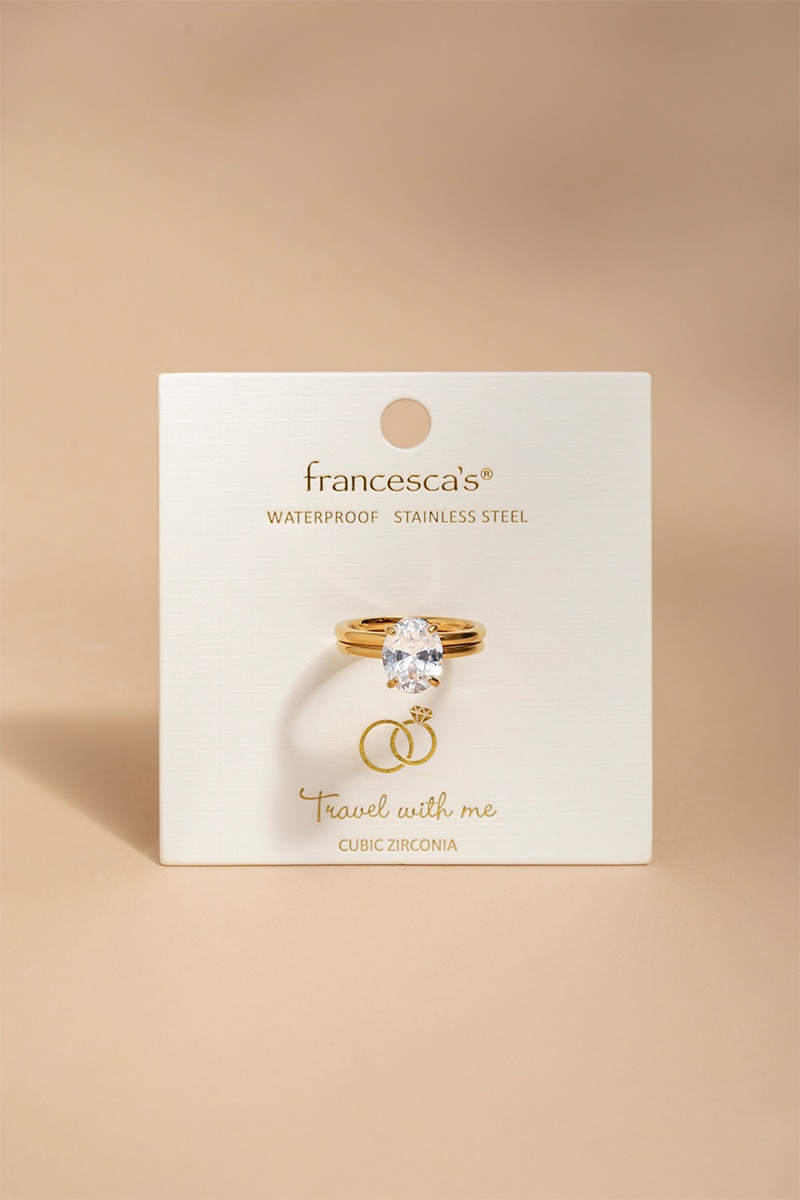Travel With Me Gold Ring Set | Francesca's