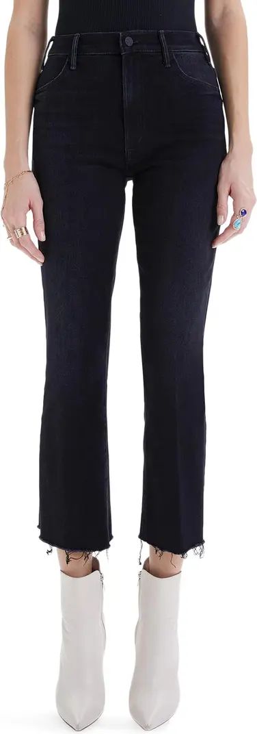 The Hustler High Waist Fray Hem Ankle Bootcut Jeans | Nordstrom