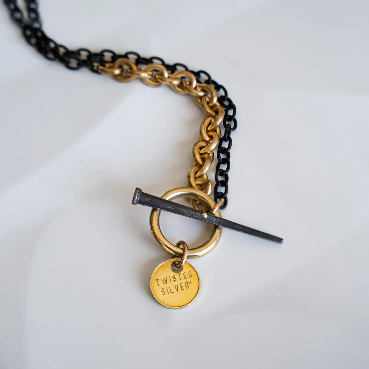 POWER Necklace | Twisted Silver