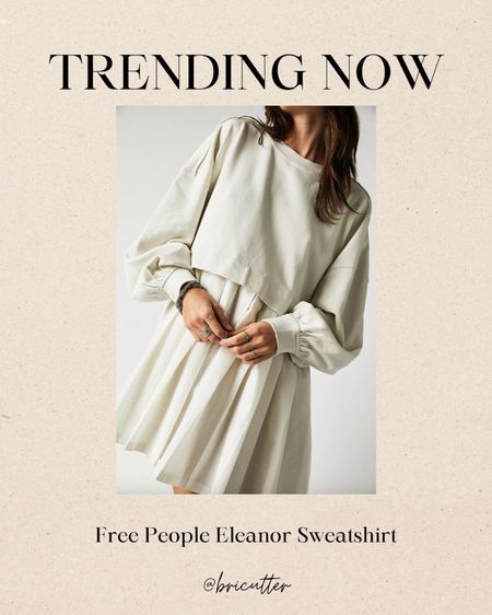 I am so loving this trending Eleanor sweatshirt dress from free people! It’s so cute and comfy! 

#LTKMidsize #LTKOver40 #LTKStyleTip