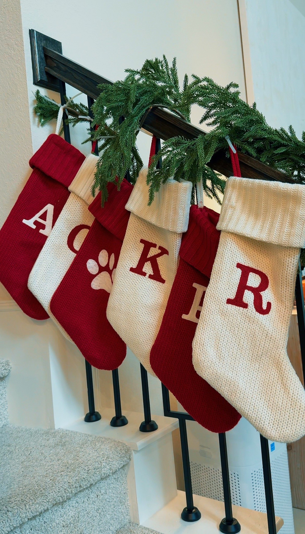 The stockings are up!! One for everyone in the family ❤️ 

#LTKGiftGuide #LTKSeasonal #LTKHoliday