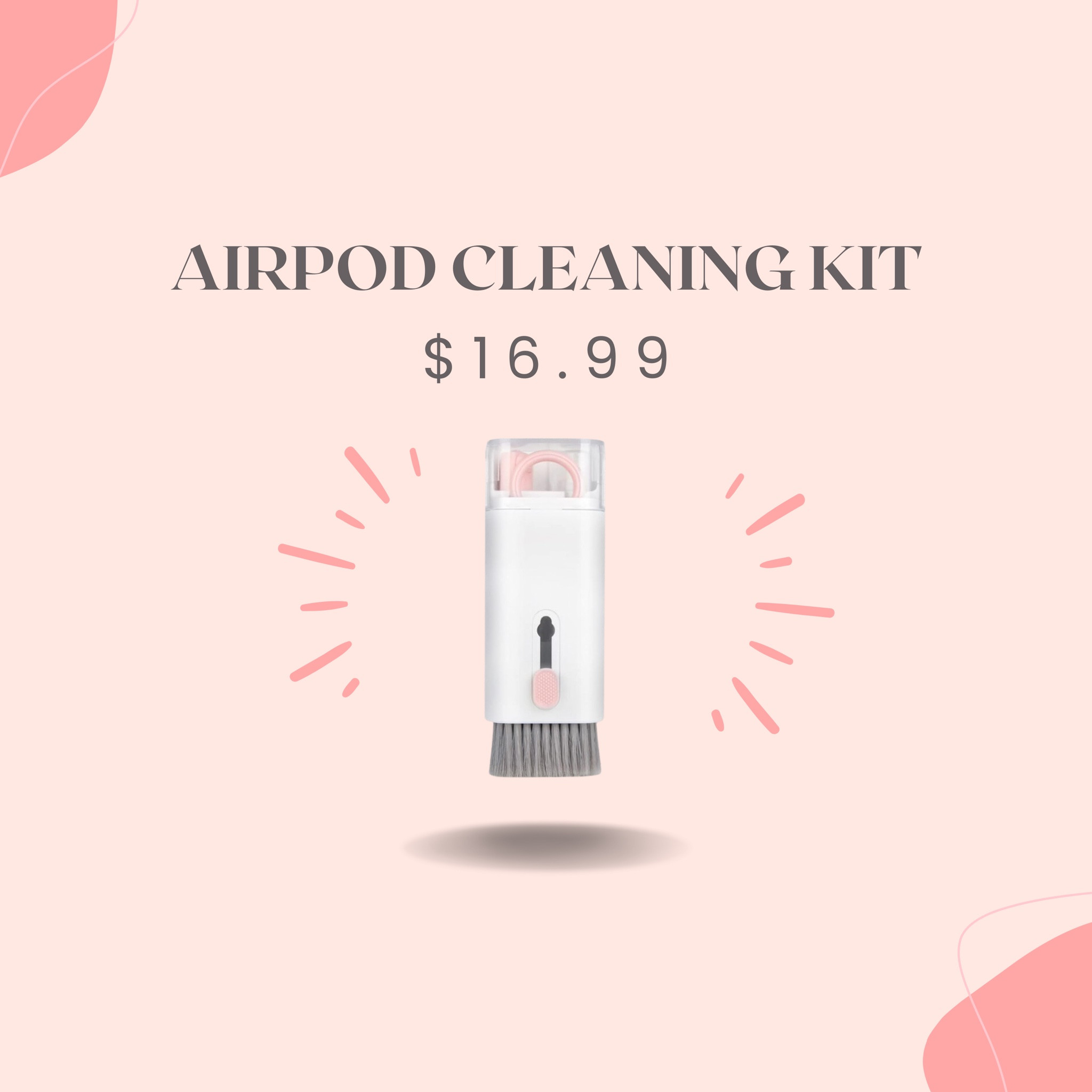 I’m a total clean freak/germaphobe, so I’m ALWAYS cleaning my electronics.

As soon as I got my AirPods, I went on the hunt for a really good cleaning kit. I love that this one is not only for AirPods, but for phones, laptops, iPads, and more! And it’s compact and easy to keep in your purse, car, or suitcase. 

Highly recommend! 

#LTKfindsunder50 #LTKfindsunder100