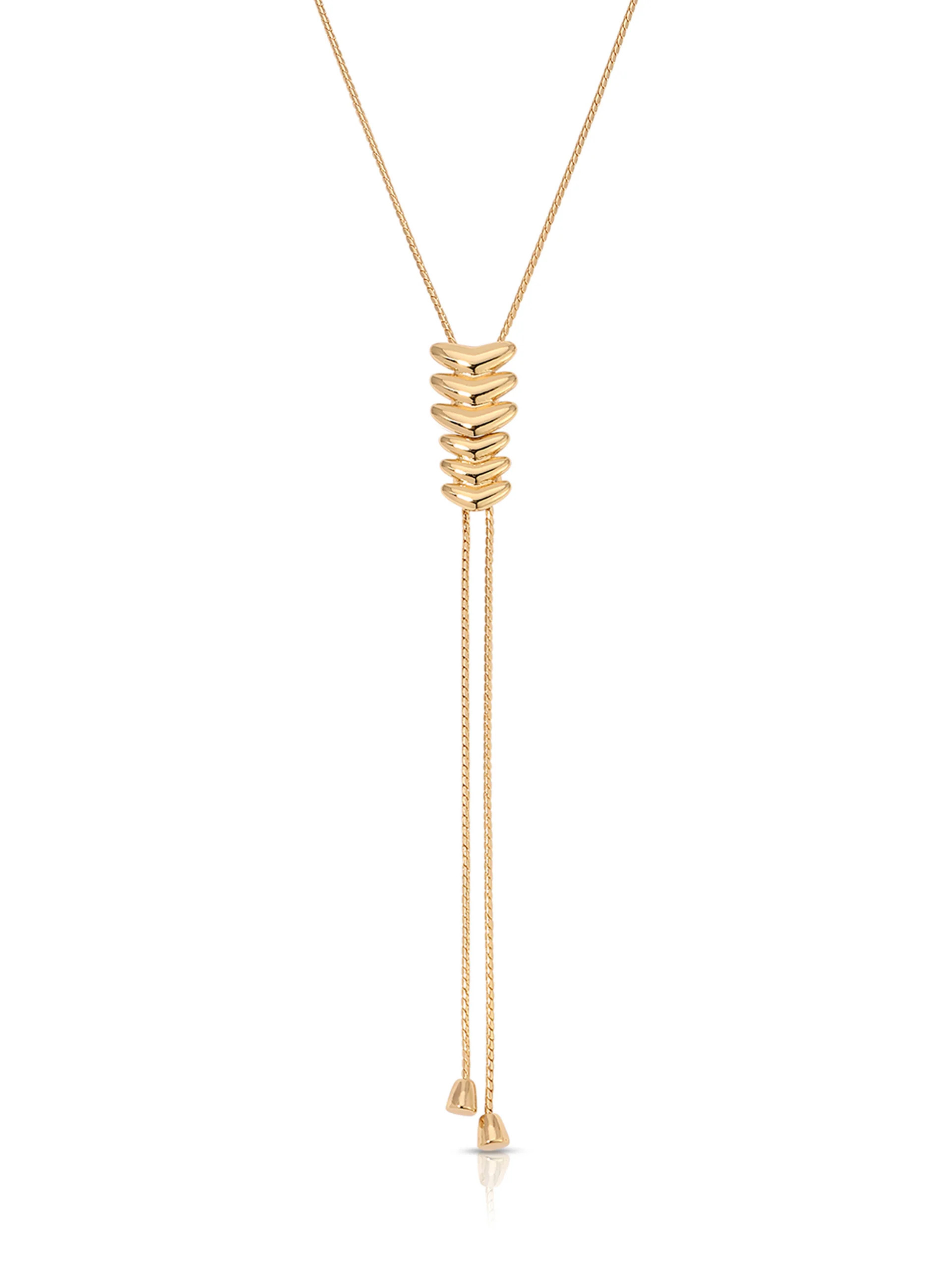 Metal Moderna Bolo Necklace | Ettika