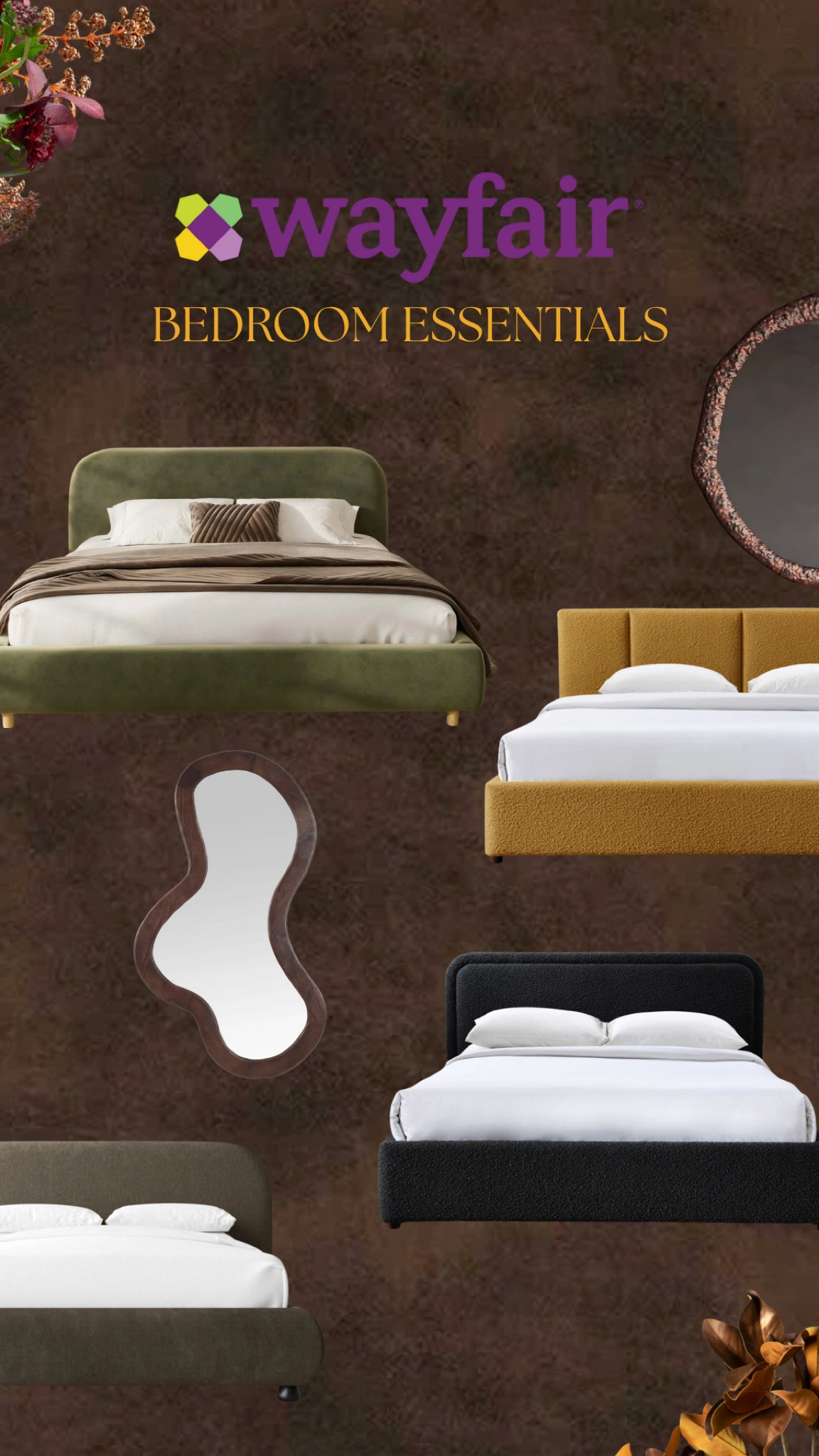 Getting the guest room ready for the holidays? 🍂 A few small things make the biggest difference , a good bed, a statement wall, and mirrors to brighten up the space. I like mixing nightstands for more interest instead of going too matchy.  You’ll thank yourself for having everything come together before guests start rolling in. @wayfair #wayfair @shop.ltk #liketkit  #WayfairPartner #ad


#LTKHome