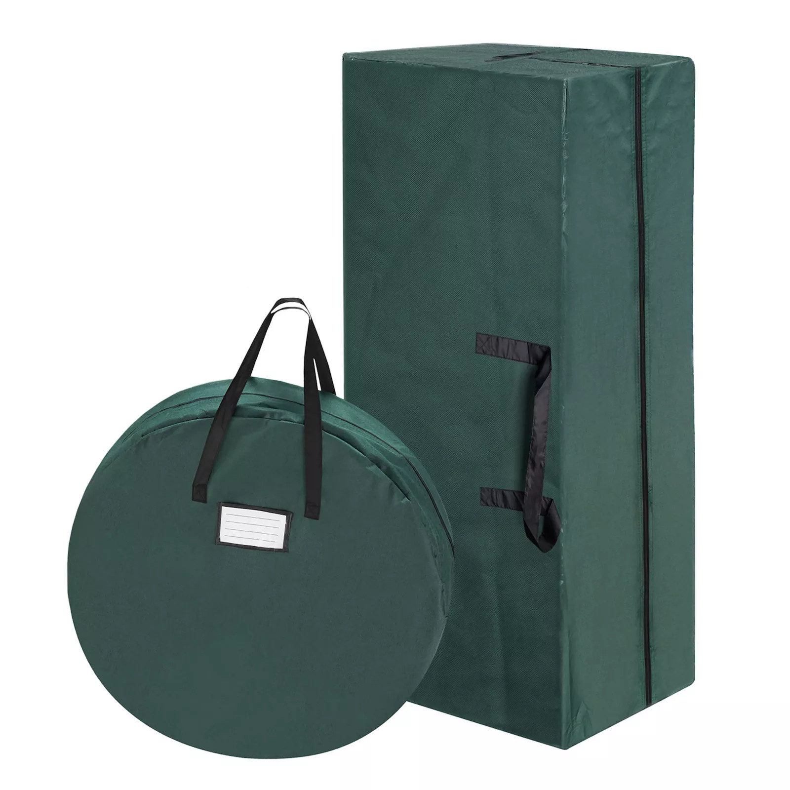 Tiny Tim Totes 10-Foot Christmas Tree and Wreath Storage Bags 2-Piece Set, Green | Kohl's