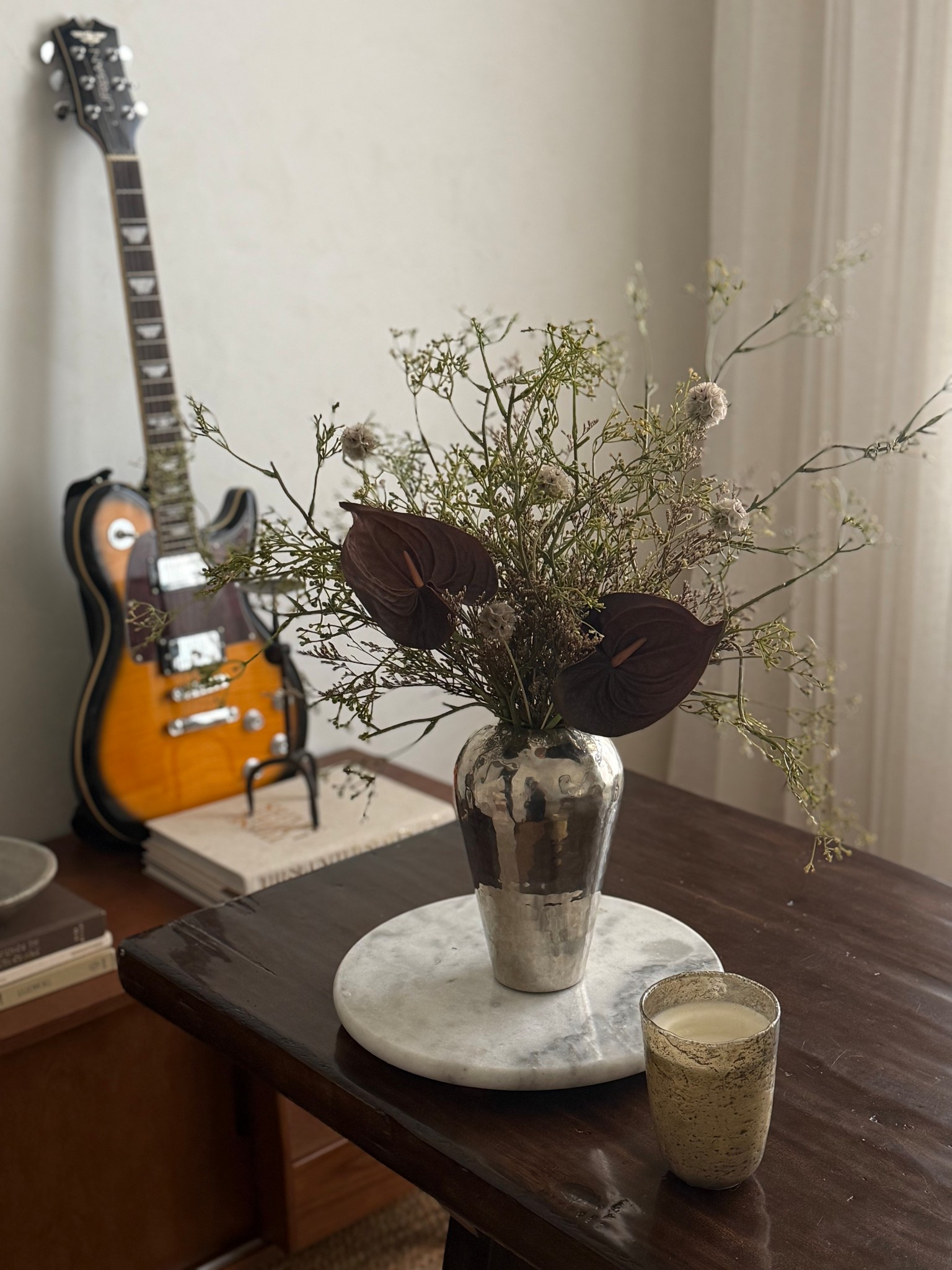 Faux & dried floral arrangement 

#LTKHome #LTKFindsUnder50