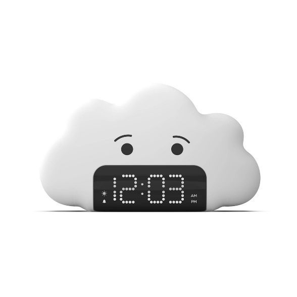 Kids' Wake up Light Alarm Cloud Clock White - Capello | Target