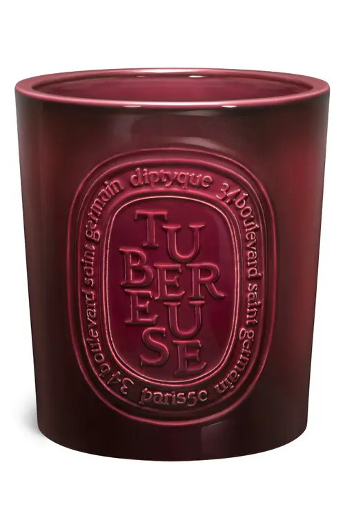 Diptyque Tubéreuse (Tuberose) Very Large Scented Candle in Red Vessel at Nordstrom, Size 51.3 Oz | Nordstrom