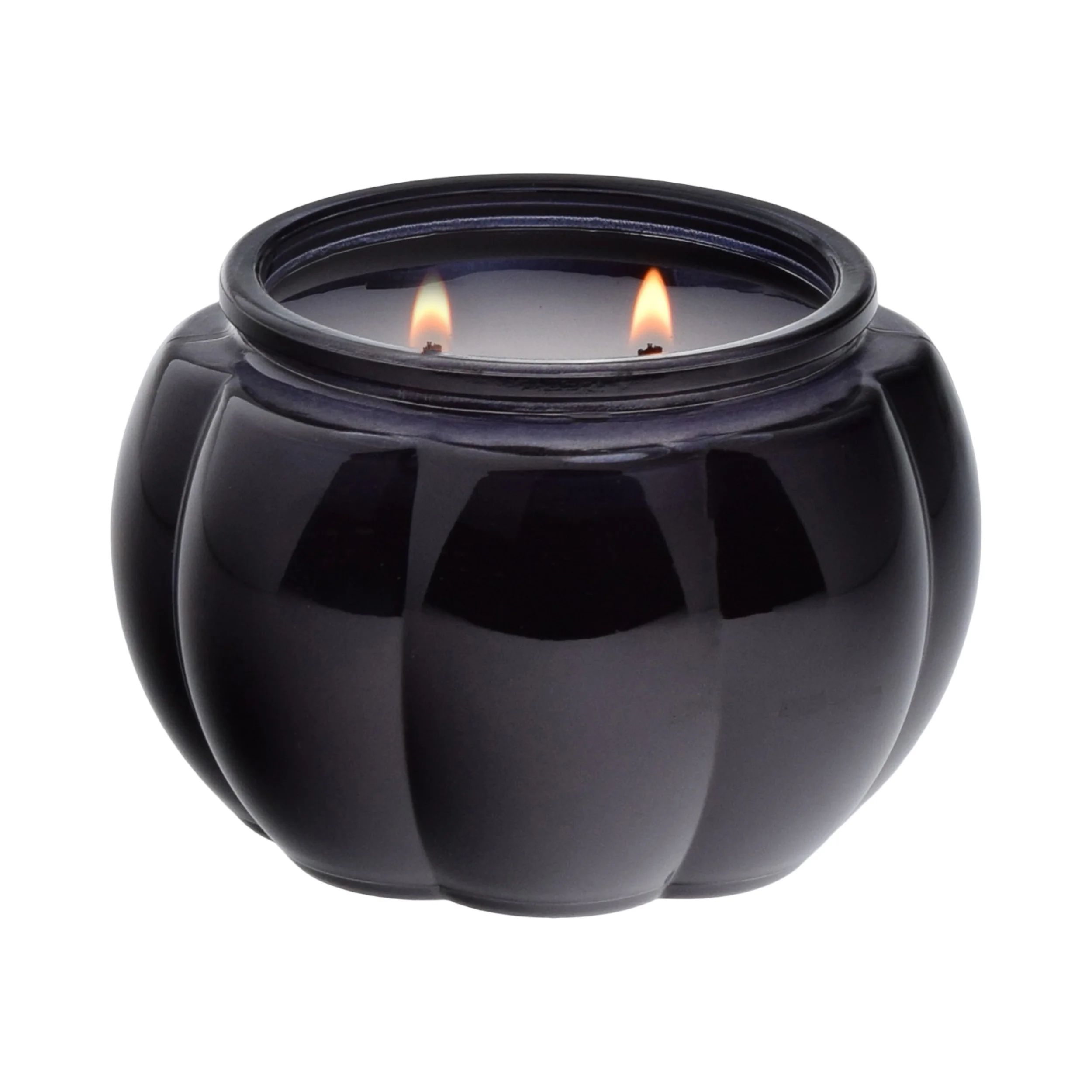 Better Homes & Gardens 13.8 oz Warm Leather & Amber Scented 2-Wick Pumpkin Jar Candle - Walmart.c... | Walmart (US)