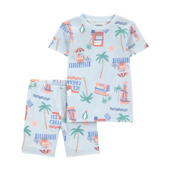 Carter's Child of Mine Toddler Pajama Set, 2-Piece, Sizes 12M-5T | Walmart (US)