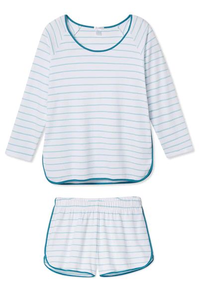 Pima Long-Short Set in Agate | LAKE Pajamas