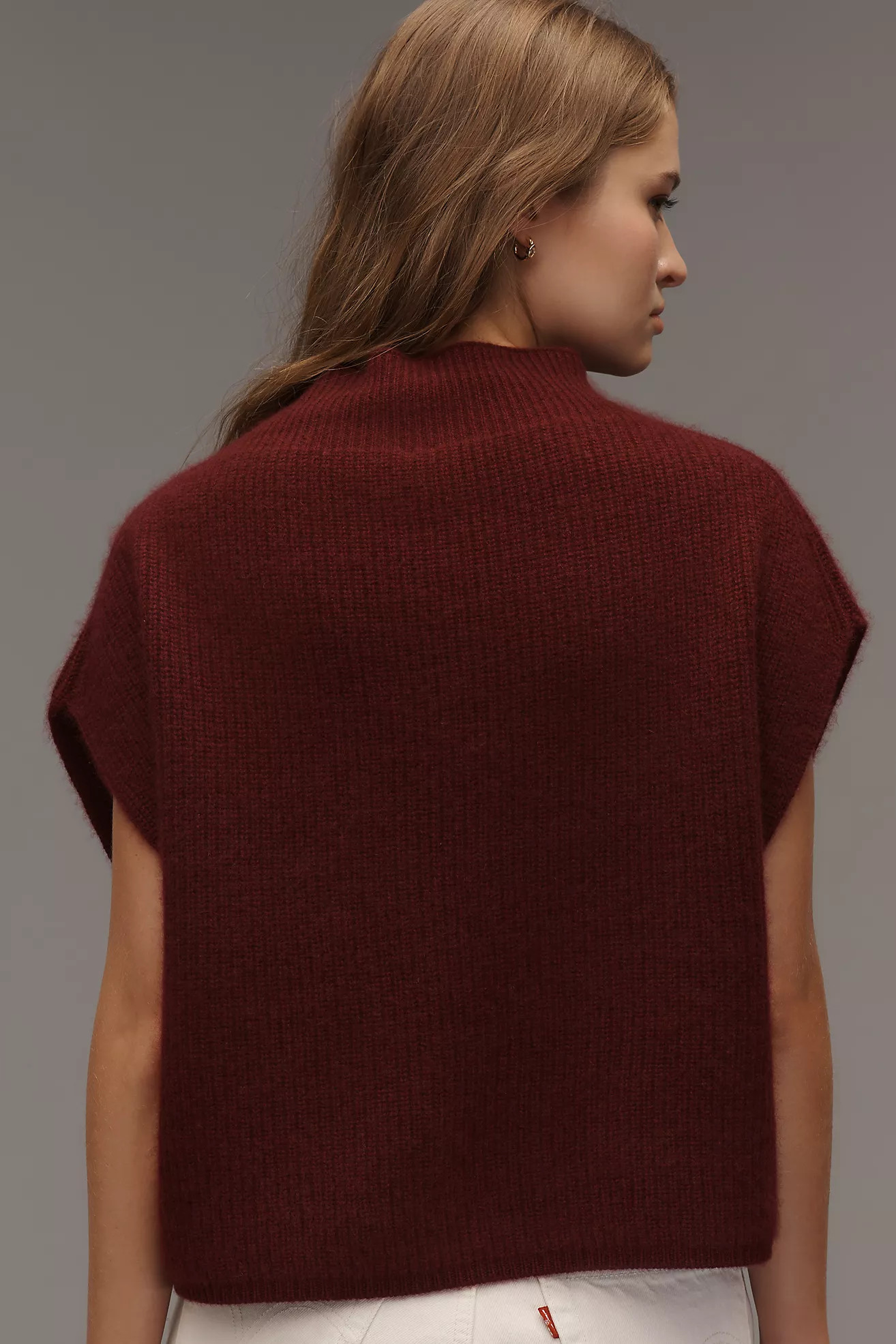 The Enza Cashmere Poncho Sweater Vest | Anthropologie (US)