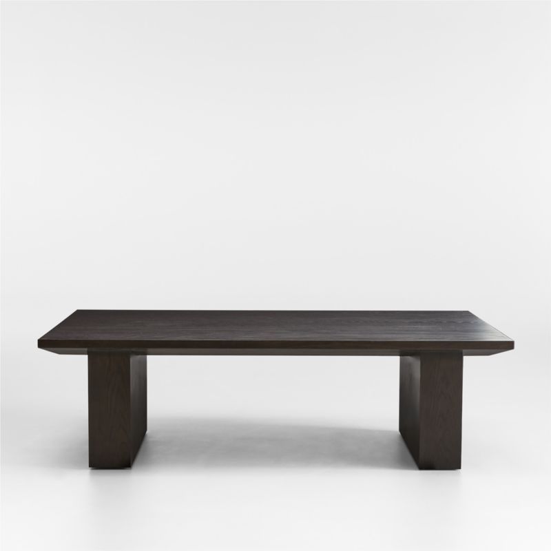 Van Black Wood Coffee Table by Leanne Ford + Reviews | Crate and Barrel | Crate & Barrel