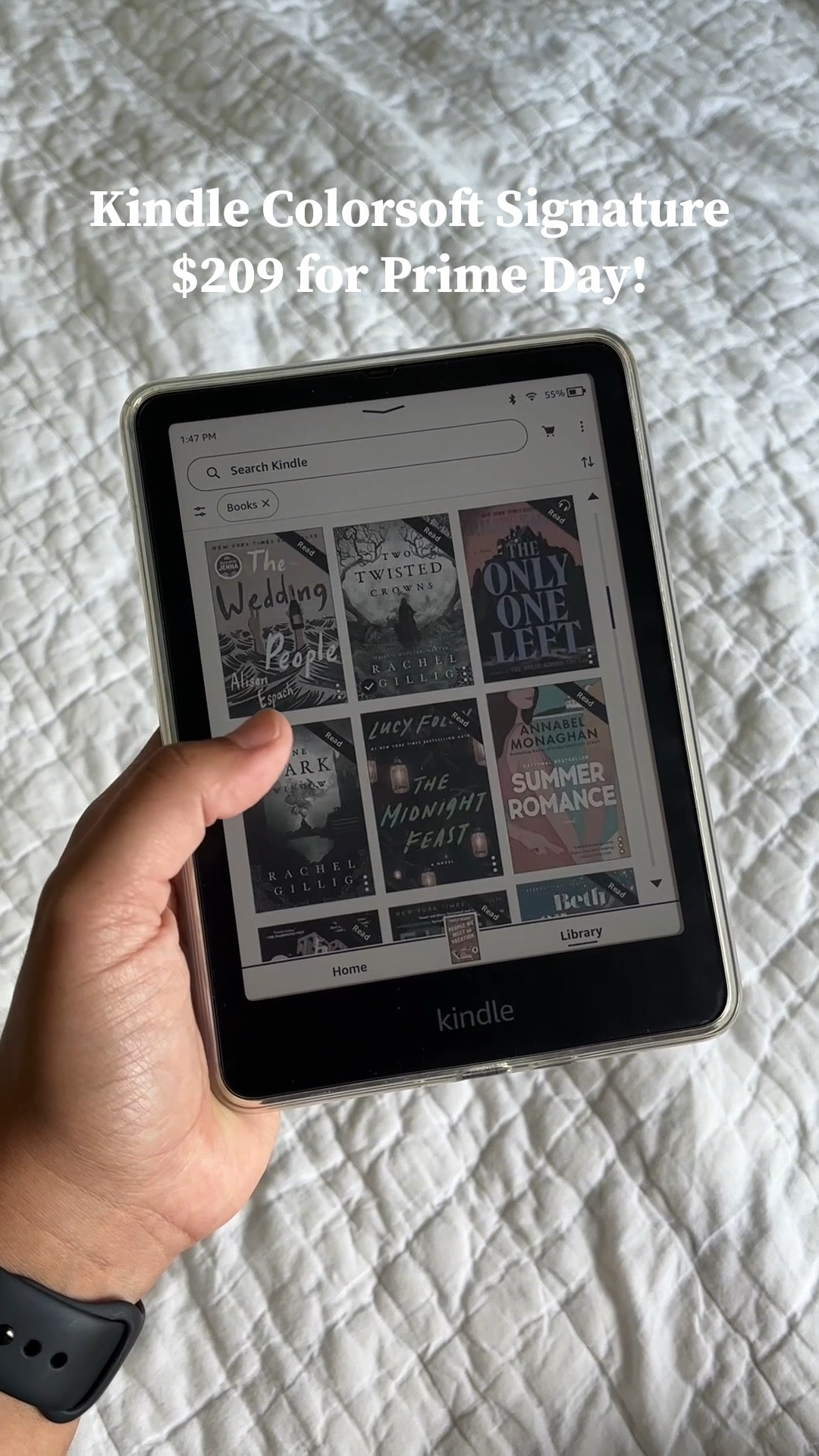 The Kindle Colorsoft signature edition is only $209 right now! Amazon has all of their kindles on sale for prime day deals right now! And the screen protectors and case that I have are on sale too!
.
Amazon kindle, ereader, Amazon sale, kindle colorsoft, books, Amazon prime day deals, Amazon prime, Amazon sale, best Amazon deals, Amazon devices, kindle accessories, kindle must haves, travel must have, travel essentials, book gift, book lover, kindle basic, kobo, kindle Paperwhite, kindle scribe

#LTKHome #LTKSaleAlert #LTKTravel