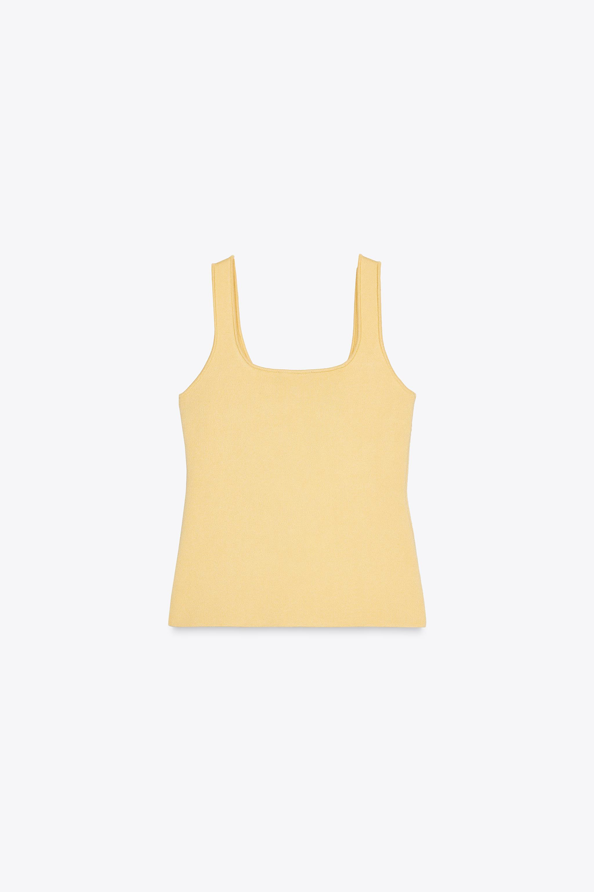PLAIN KNIT CORSET TOP | Zara US