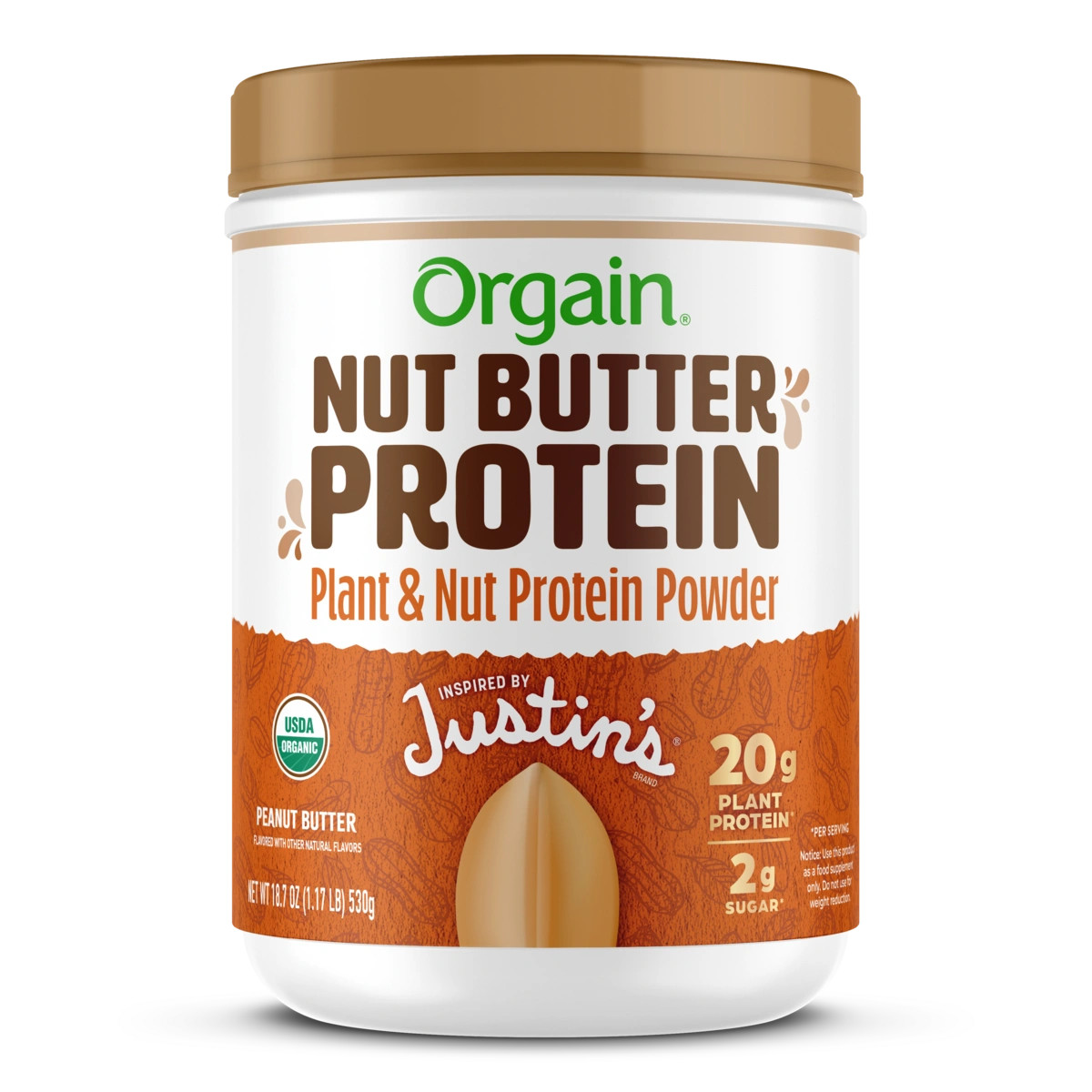 Peanut Butter Protein Powder - Nut Butter | Orgain | Orgain