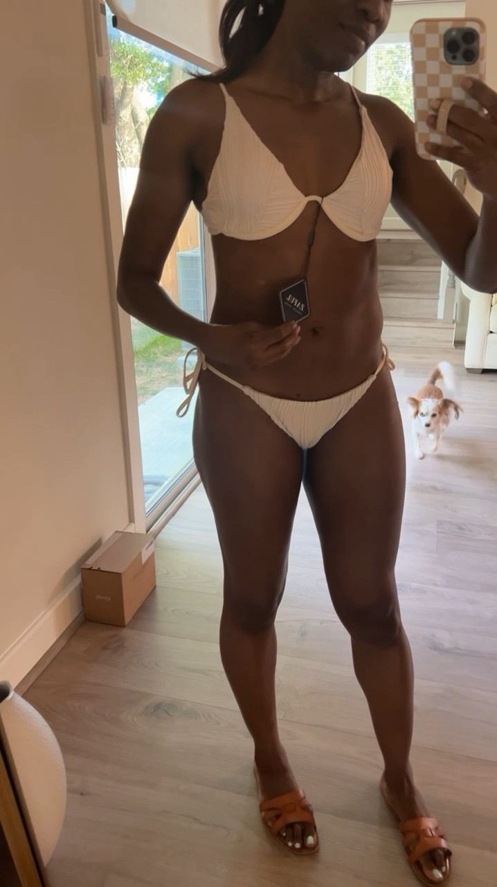 I just tried on my new swimsuit and had to share it with you all! Now is the time to start stocking up on swimwear. Be on the lookout for more! ✨👙#swimwear #bikini

#LTKstyletip #LTKswim #LTKfindsunder50