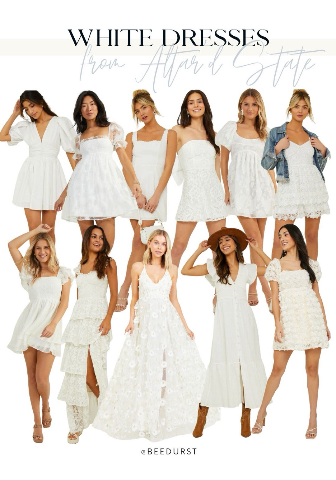 White dress, bridal look, bridal dress, rehearsal dinner dress for bride, bachelorette party dress for bride, bridal shower dress, wedding shower dress for the bride, graduation dress, Easter dress, spring outfit, spring dresss

#LTKSeasonal #LTKstyletip #LTKwedding