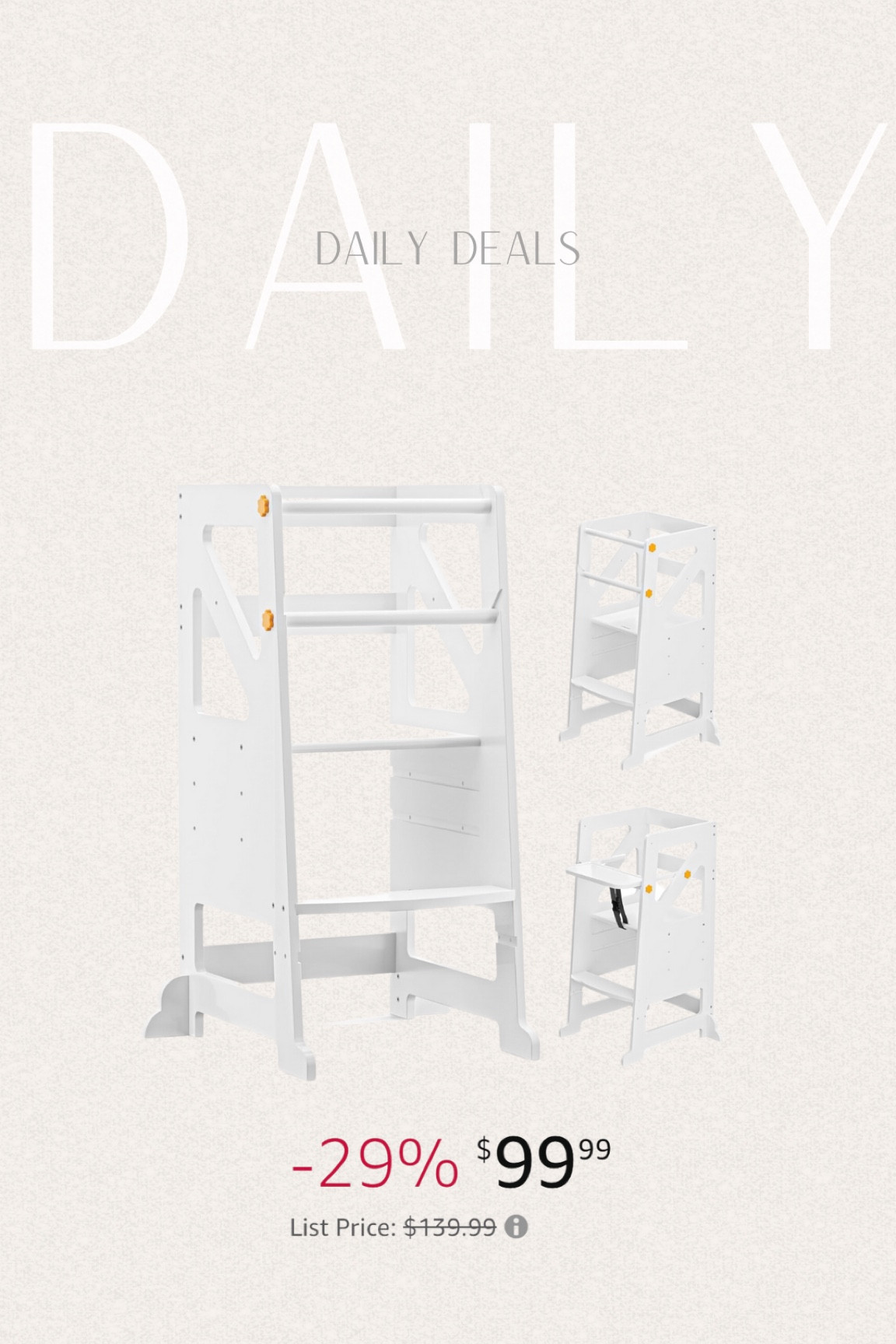 Amazon Daily Deals—Baby + Toddler Step Stool for the kitchen is on sale for under $100! 

#LTKbaby #LTKfamily #LTKkids