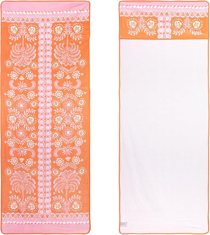 Lilly Pulitzer Cotton Beach Chaise Lounge Towel, Plush Chair Cover 30" x 81.75" Pool Towel (Breez... | Amazon (US)