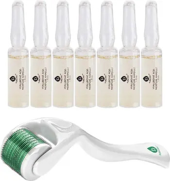 PURSONIC Skin Renewal Bundle Micro Needle Roller & 7-Day Hyaluronic Acid Serum Set | Nordstrom | Nordstrom