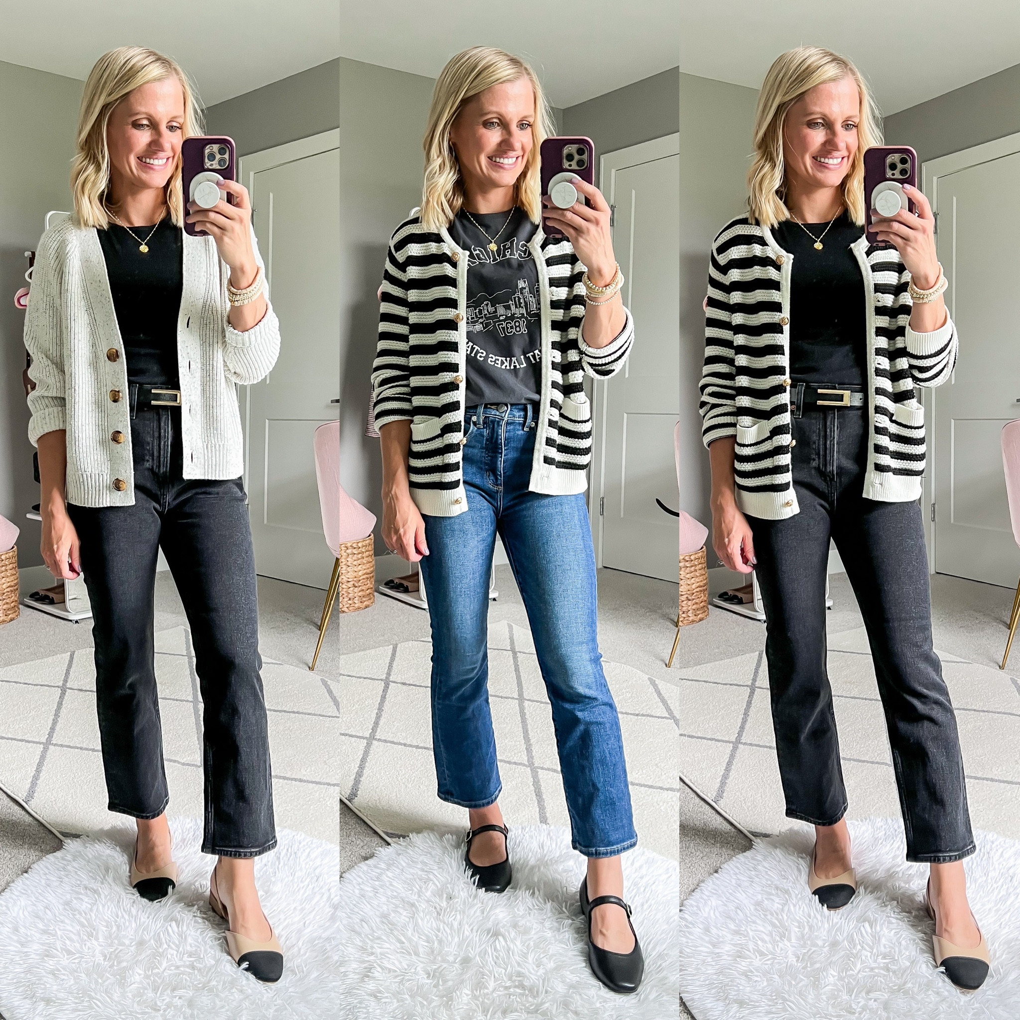 Mom-friendly fall capsule wardrobe outfits. For more details on post visit thriftywifehappylife.com

#LTKSeasonal #LTKFindsUnder100 #LTKStyleTip