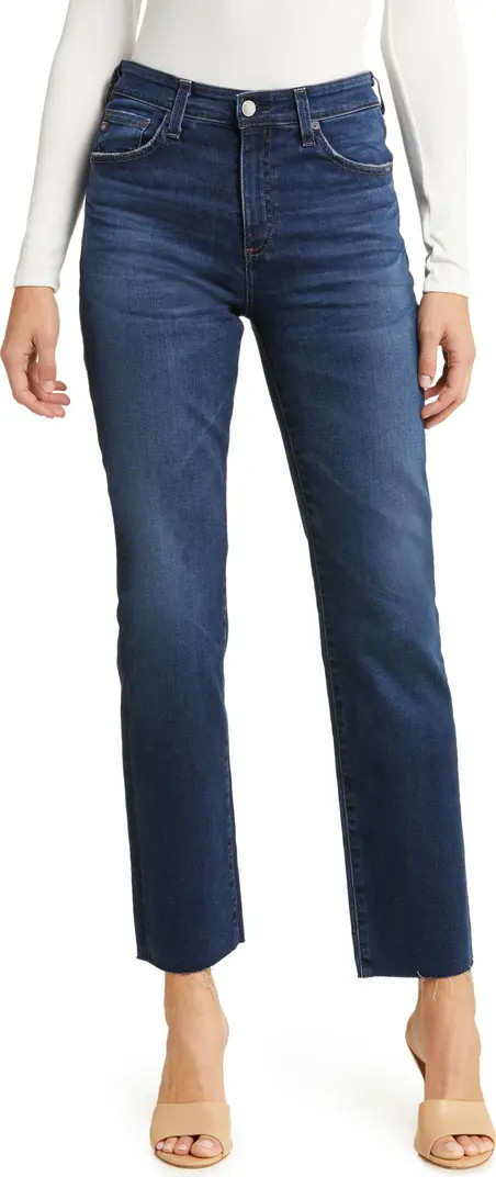 Saige High Waist Straight Leg Jeans | Nordstrom