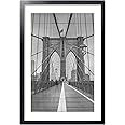 Annecy 24x36 Frame Black 1 Pack, Classic 24x36 Picture Frame Display 20x30 Pictures with Mat or 2... | Amazon (US)