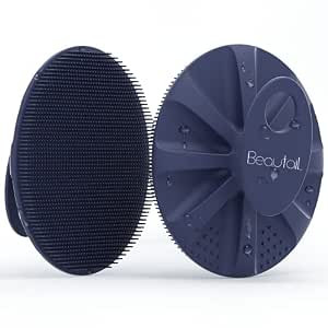 BEAUTAIL Silicone Body Scrubber Shower Bath Wash Brush Gentle Exfoliating Scrub Cleansing Loofah for | Amazon (US)