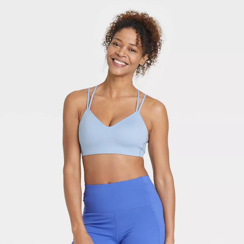 Women's Light Support Dual Strap Molded Bra - All in Motion™ | Target